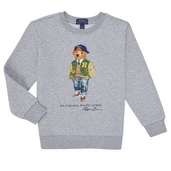 Textil Děti Mikiny Polo Ralph Lauren LSCNM4-KNIT SHIRTS-SWEATSHIRT Šedá / Sepraný