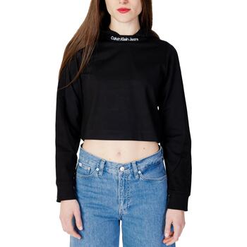 Textil Ženy Trička s dlouhými rukávy Calvin Klein Jeans RIB MIX SLEEVES MILA J20J220787 Černá