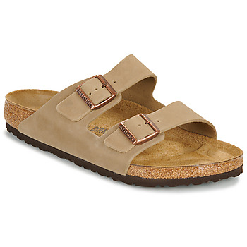 Boty Dřeváky Birkenstock Arizona LEOI Tabacco Brown Béžová