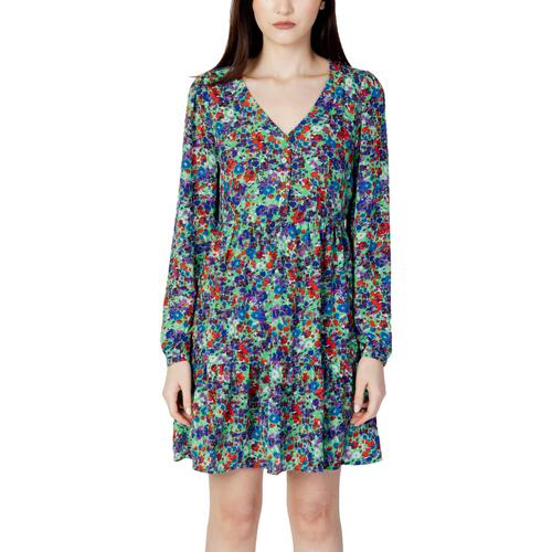 Textil Ženy Krátké šaty Only ONLABIGAIL LIFE L/S V-NECK DRESS PTM - 15283347 Zelená