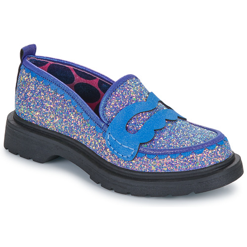 Boty Ženy Mokasíny Irregular Choice LIVE LAUGH LOAF Modrá