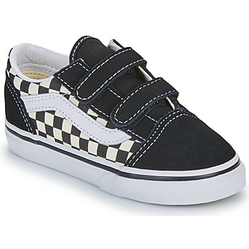 Boty Děti Nízké tenisky Vans TD Old Skool V Černá / Bílá