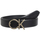 Textilní doplňky Ženy Pásky Calvin Klein Jeans RE-LOCK CK LOGO BELT 30MM K60K610157 Černá