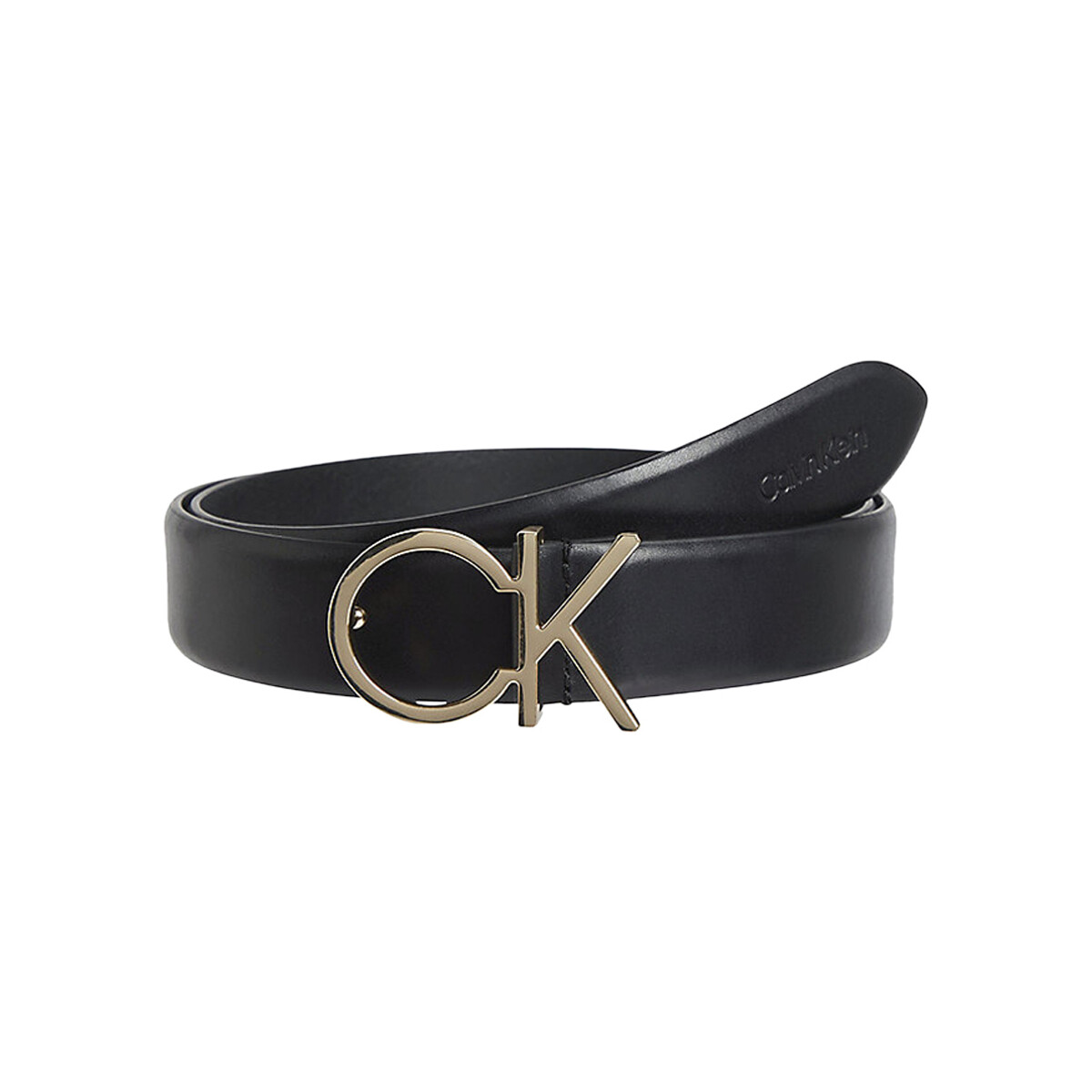 Textilní doplňky Ženy Pásky Calvin Klein Jeans RE-LOCK CK LOGO BELT 30MM K60K610157 Černá