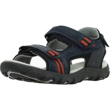 Boty Chlapecké Sandály Geox JR SANDAL STRADA A Modrá