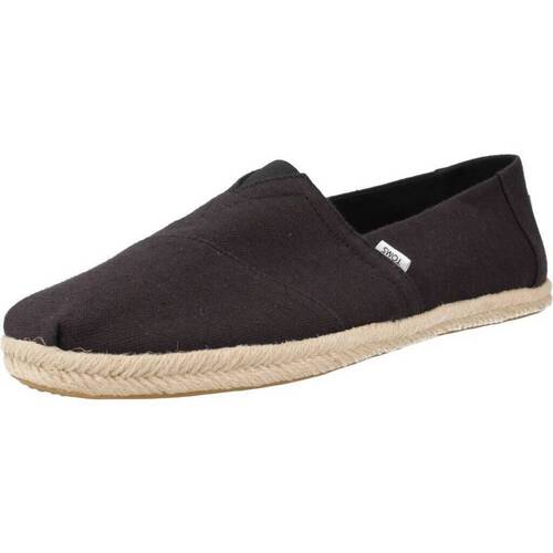 Boty Muži Espadrilky  Toms ROPE Černá