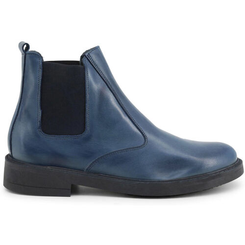 Boty Muži Kozačky Duca Di Morrone 701 - Leather Blue Modrá