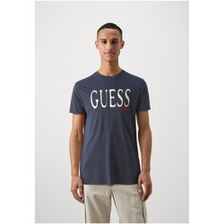 Textil Muži Trička s krátkým rukávem Guess M4YI89 K9RM1 Modrá