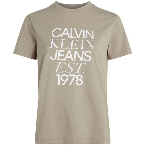 Textil Ženy Trička & Pola Calvin Klein Jeans J20J224910 Béžová