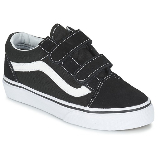 Boty Děti Nízké tenisky Vans OLD SKOOL V Černá / Bílá