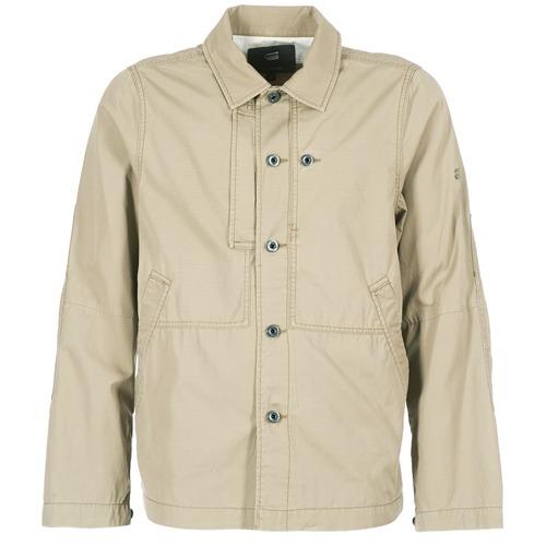 Textil Muži Bundy G-Star Raw RACKAM OVERSHIRT Béžová