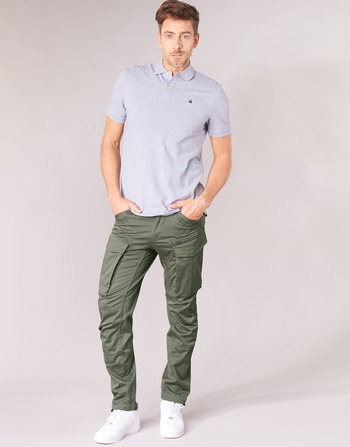 Textil Muži Cargo trousers  G-Star Raw ROVIC ZIP 3D STRAIGHT TAPERED Šedá / Zelená