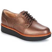 Boty Ženy Šněrovací polobotky  Clarks TEADALE Tmavá / Světle hnědá