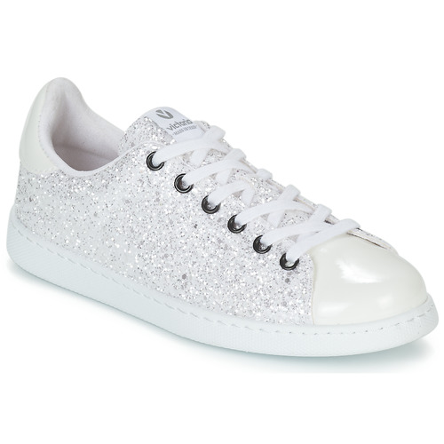 Boty Ženy Nízké tenisky Victoria TENIS GLITTER Bílá