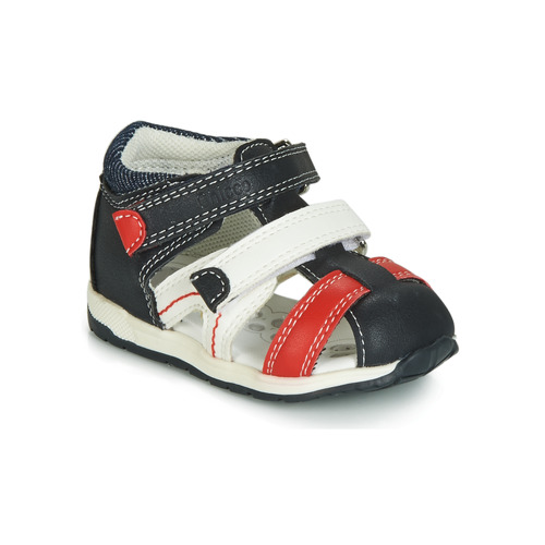 Schuhe Jungen Sandalen / Sandaletten Chicco GABRIEL Blau / Weiss / Rot