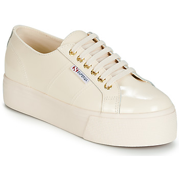 Schuhe Damen Sneaker Low Superga 2790 LEAPATENT Naturfarben