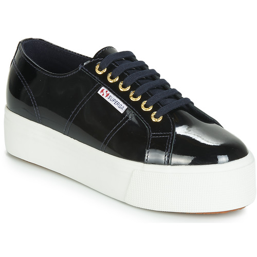 Schuhe Damen Sneaker Low Superga 2790 LEAPATENT Marine