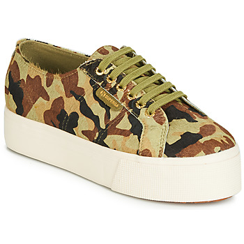 Schuhe Damen Sneaker Low Superga 2790 LEAHORSE Grün