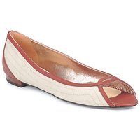 Schuhe Damen Ballerinas Azzaro JOUR Beige / Camel