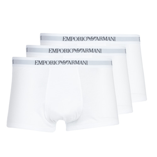 Unterwäsche Herren Boxer Emporio Armani CC722-PACK DE 3 Weiss