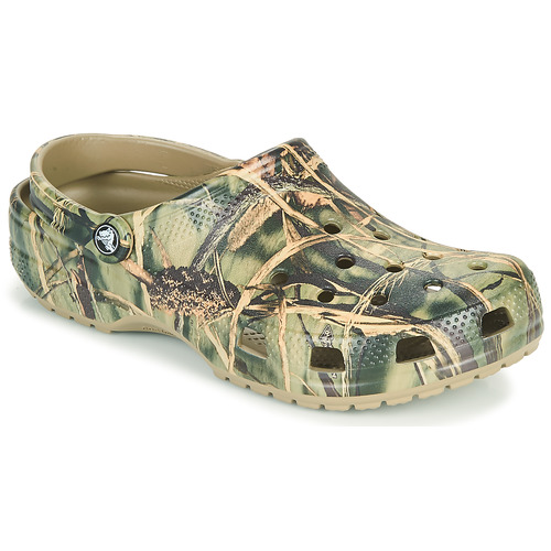 Schuhe Pantoletten / Clogs Crocs CLASSIC REALTREE Kaki