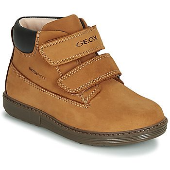 Schuhe Kinder Boots Geox B HYNDE BOY WPF Braun