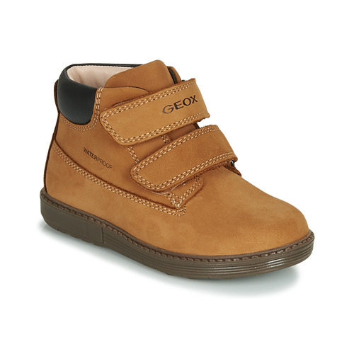 Schuhe Kinder Boots Geox B HYNDE BOY WPF Braun