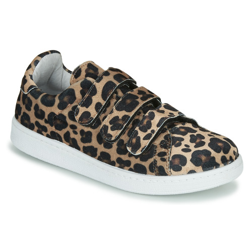 Schuhe Damen Sneaker Low Yurban LABANE Leopard