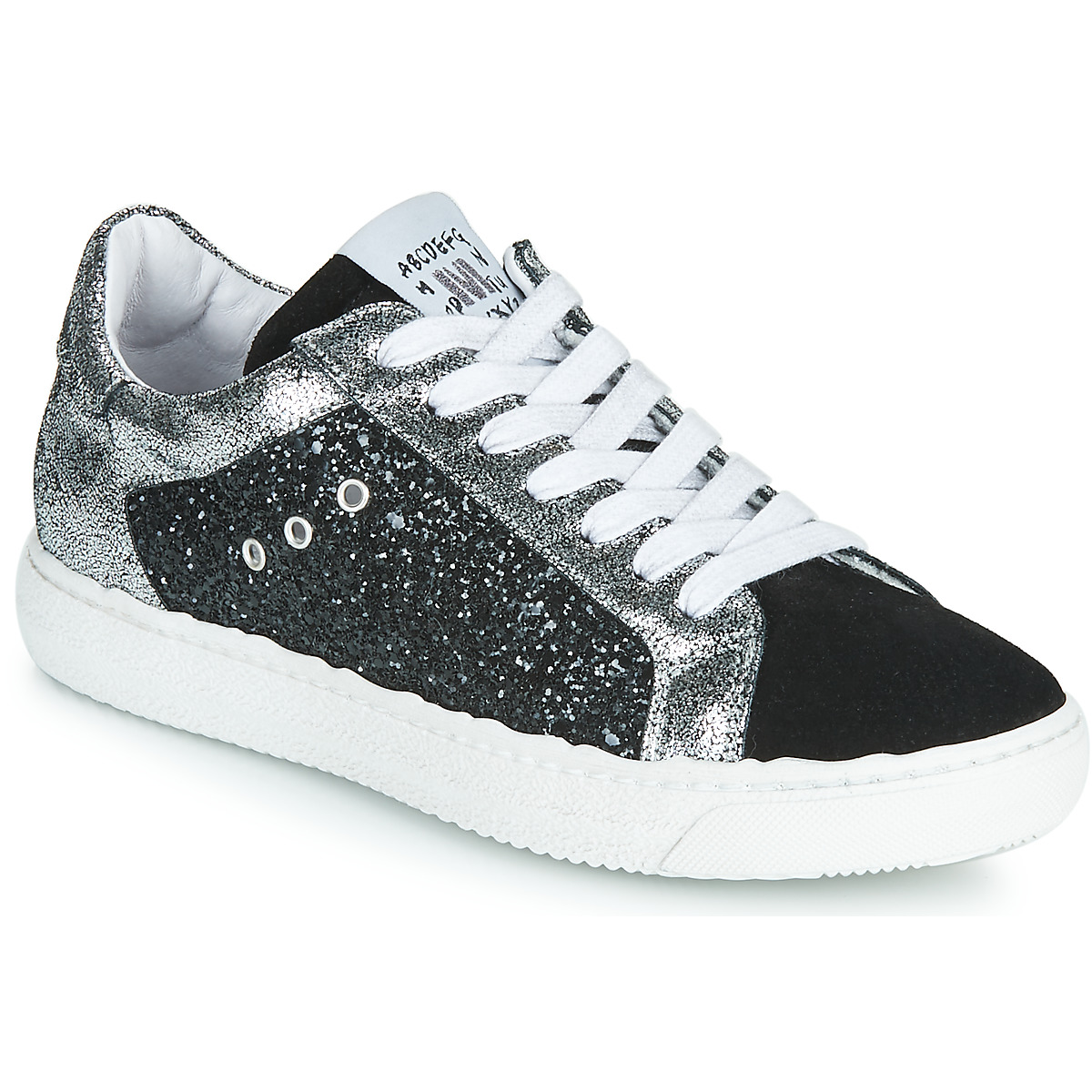 Schuhe Damen Sneaker Low Meline PAKITELLE Schwarz