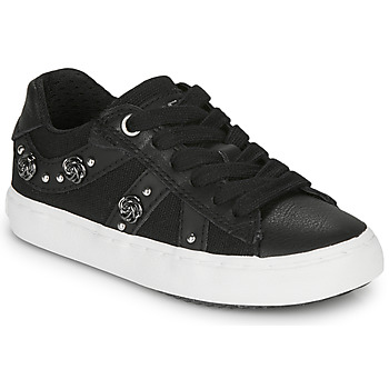 Schuhe Mädchen Sneaker Low Geox J KILWI GIRL Schwarz