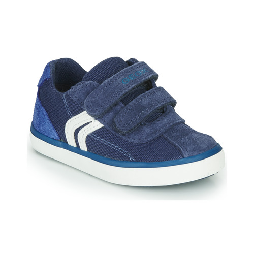 Schuhe Jungen Sneaker Low Geox B KILWI BOY Blau / Weiss