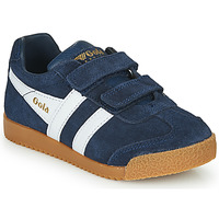 Schuhe Kinder Sneaker Low Gola HARRIER VELCRO Marine