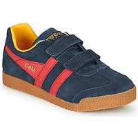 Schuhe Kinder Sneaker Low Gola HARRIER VELCRO Blau / Rot