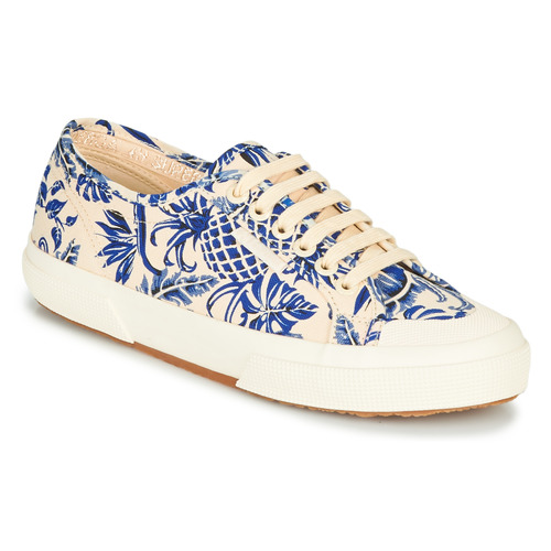 Schuhe Damen Sneaker Low Superga 2294-COTFANW Beige / Blau