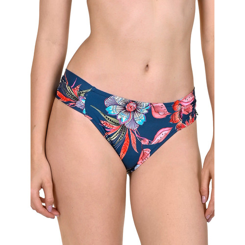 Kleidung Damen Bikini Ober- und Unterteile Lisca Badeanzug-Strümpfe mit hoher Taille Jamaica Blau