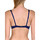 Kleidung Damen Bikini Ober- und Unterteile Lisca Dominica  Bügel-Badeanzug Top Blau