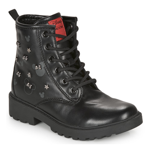 Schuhe Mädchen Boots Geox CASEY Schwarz