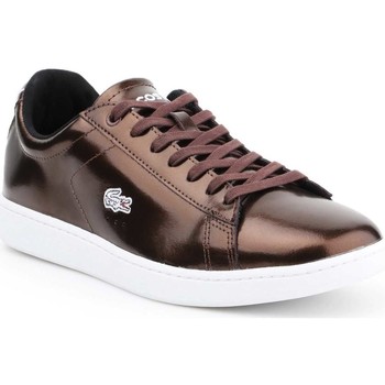 Schuhe Damen Sneaker Low Lacoste Lifestyle Schuhe  Carnaby Evo 7-30SPW4110DB2 Braun