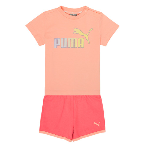 Kleidung Mädchen Kleider & Outfits Puma BB SET ABRI Rosa