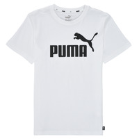 Kleidung Jungen T-Shirts Puma ESSENTIAL LOGO TEE Weiss