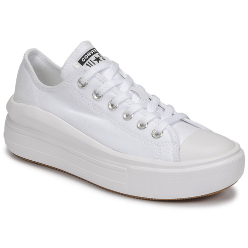 Schuhe Damen Sneaker Low Converse CHUCK TAYLOR ALL STAR MOVE CANVAS COLOR OX Weiss