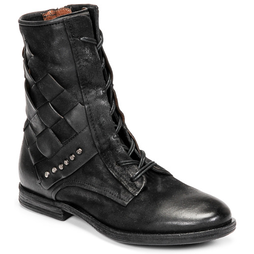 Schuhe Damen Boots Airstep / A.S.98 ZEPORT TRESSE Schwarz