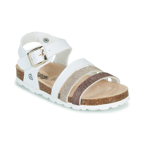 Schuhe Mädchen Sandalen / Sandaletten Citrouille et Compagnie OMAYA Weiss