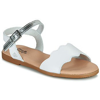 Schuhe Mädchen Sandalen / Sandaletten Citrouille et Compagnie OBILO Weiss