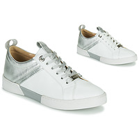 Schuhe Damen Sneaker Low JB Martin GELATO Weiss / Silbern