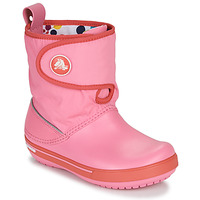 Schuhe Kinder Schneestiefel Crocs CROCBAND ll.5 GUST BOOT KIDS PLEM PPY Rosa