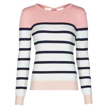 Kleidung Damen Pullover Betty London ORALI Rosa / Naturfarben