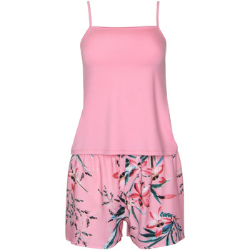 Kleidung Damen Pyjamas/ Nachthemden Lisca Harper  Tank Top kurz Pyjamas Rosa