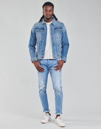 Kleidung Herren Röhrenjeans G-Star Raw D STAQ 5 PKT Blau