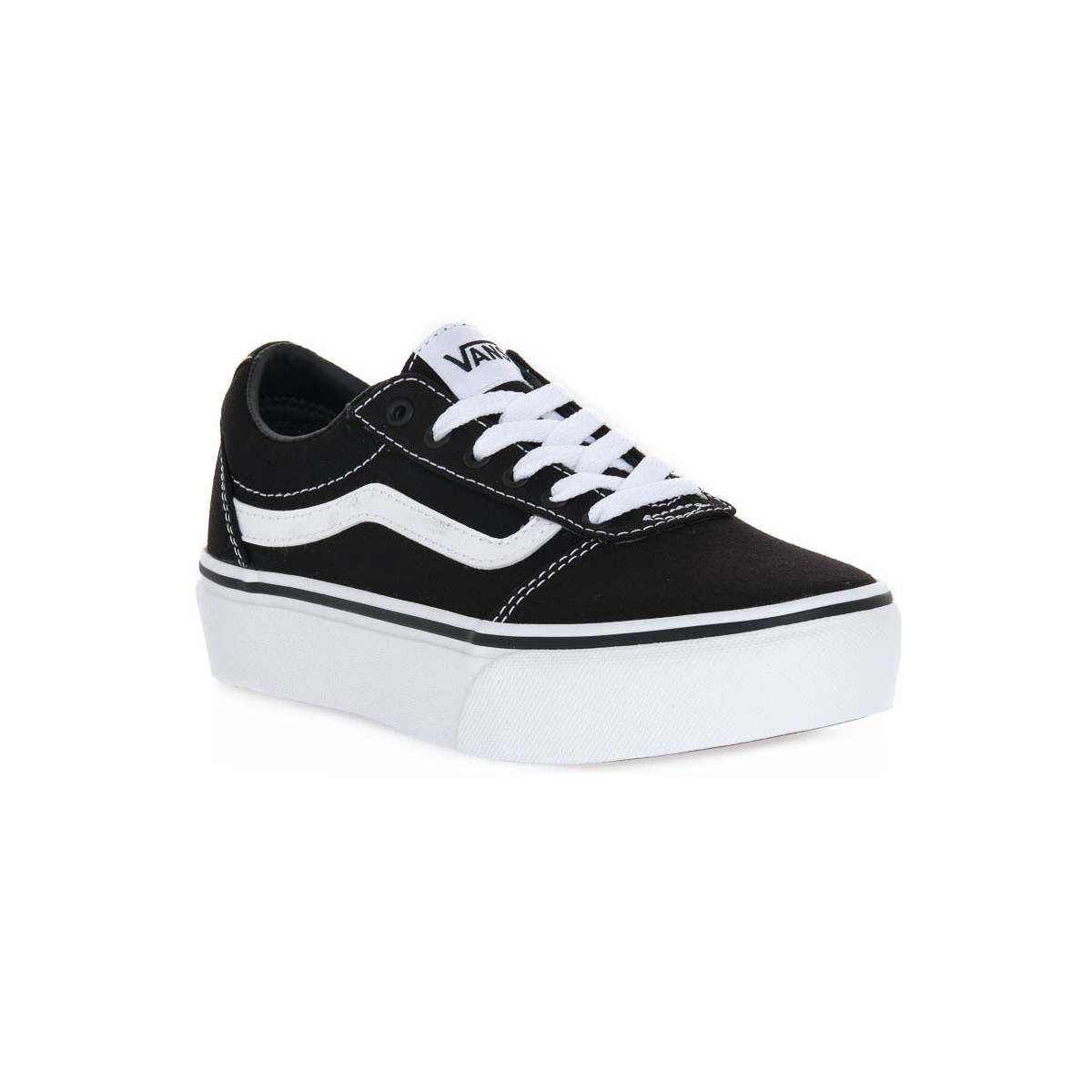 Schuhe Mädchen Sneaker Vans 187 WARD PLATFORM Schwarz